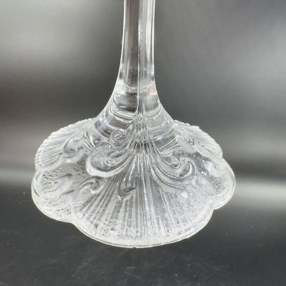 Rosenthal Monbijou Classic Rose Drinking Clear Crystal Water Goblet Glass Set 2 - Picture 8 of 11